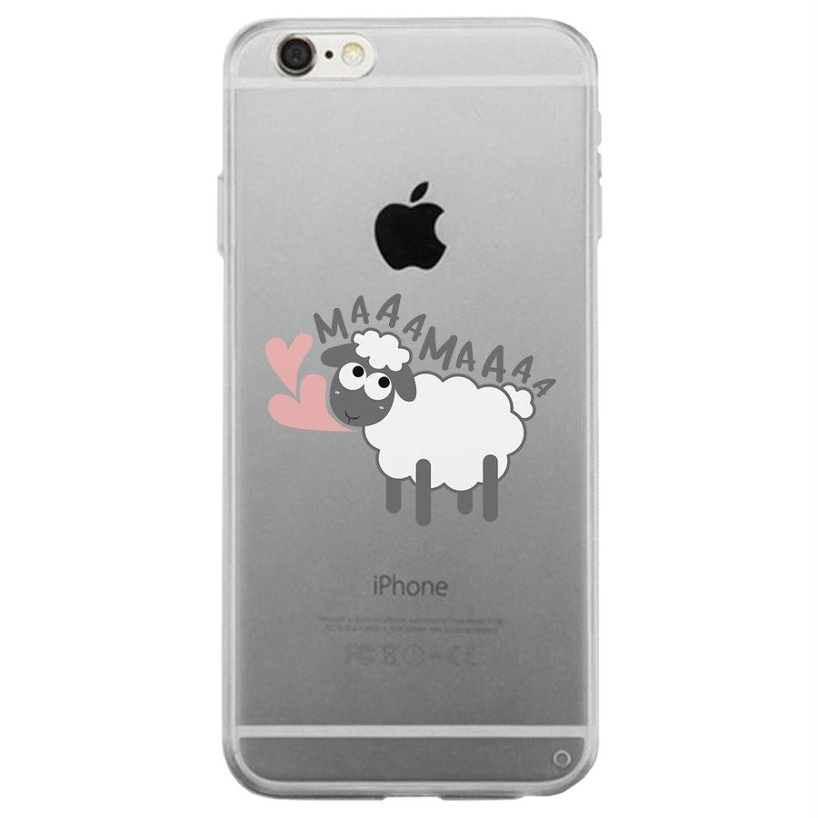 MaaaMaaa Sheep Clear Case For Mother's Day Transparent Phone Cover