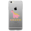 Mamasaurus Dino Clear Case Cute Mother's Day Gifts Slim Fit Cover