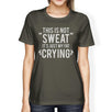 Fat Crying Womens Cute Workout Tops T-Shirt Funny Gym Fitness Gifts