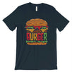 Juicy Burger Mens Graphic Short Sleeves T-Shirt For Burger Lovers