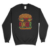 Juicy Burger Unisex Crewneck Sweatshirt Pullover For Burger Lovers