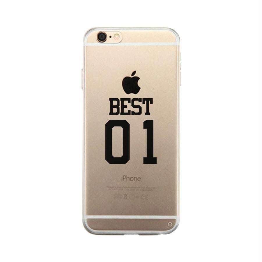 Best01-LEFT Clear Case Cute Best Friend Matching Gifts Ultra Slim