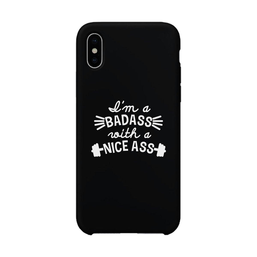 Bad Nice Ass Phone Case Funny Workout Gift Phone Case