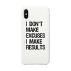 Excuses Results Phone Case Workout Gift Phone Case