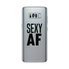 Sexy AF Clear Case Funny Workout Gift Phone Cover Cute Gym Gifts