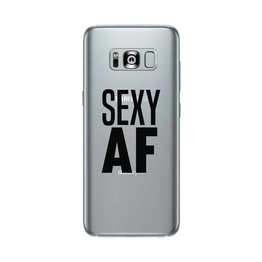 Sexy AF Clear Case Funny Workout Gift Phone Cover Cute Gym Gifts