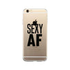 Sexy AF Clear Case Funny Workout Gift Phone Cover Cute Gym Gifts