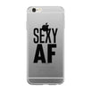 Sexy AF Clear Case Funny Workout Gift Phone Cover Cute Gym Gifts