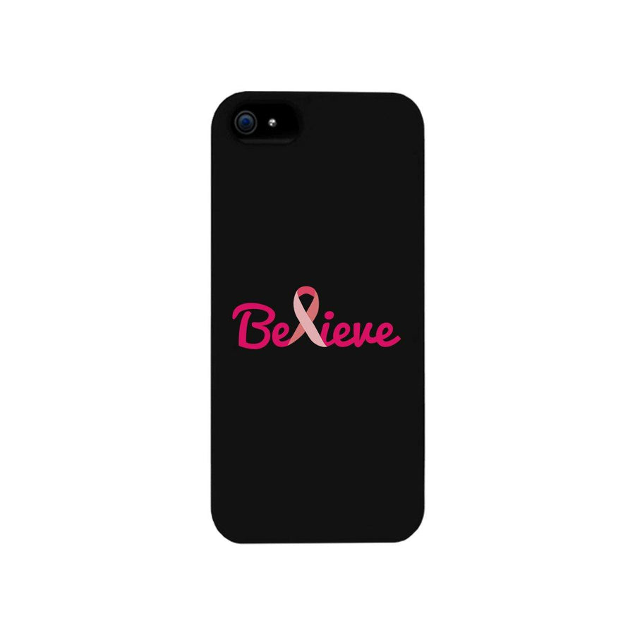 Believe Breast Cancer Phone Case October Breast Cancer Awareness