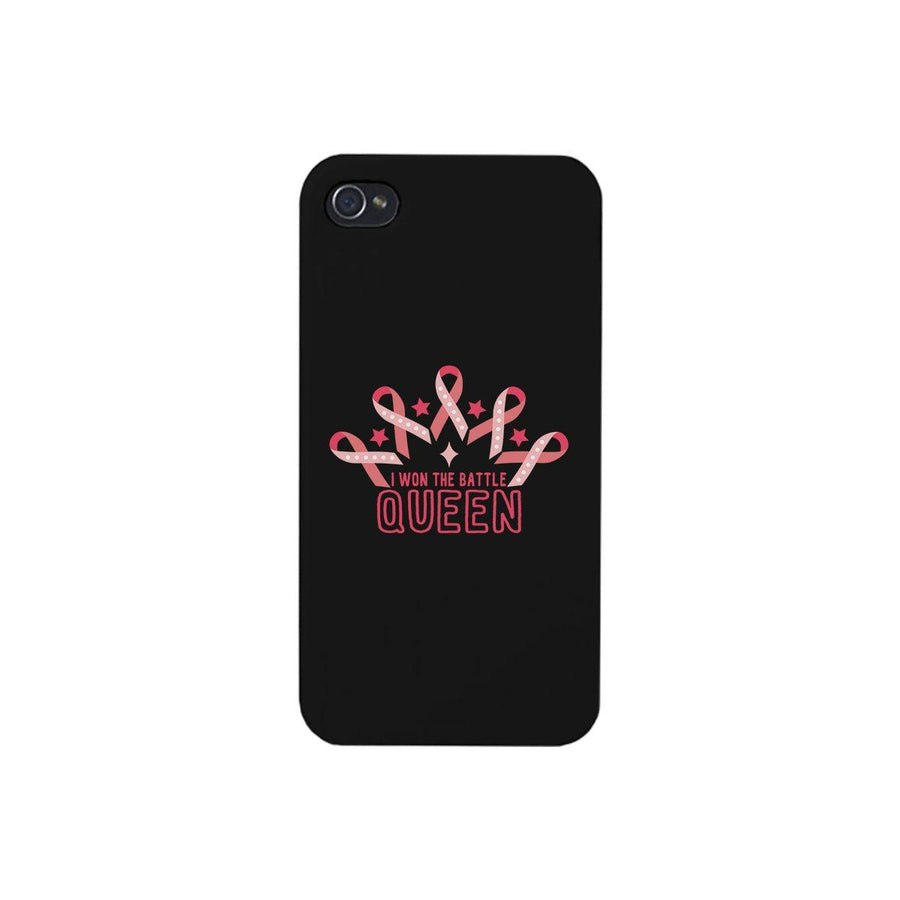 Won The Battle Queen Phone Case Breast Cancer Awareness Gifts