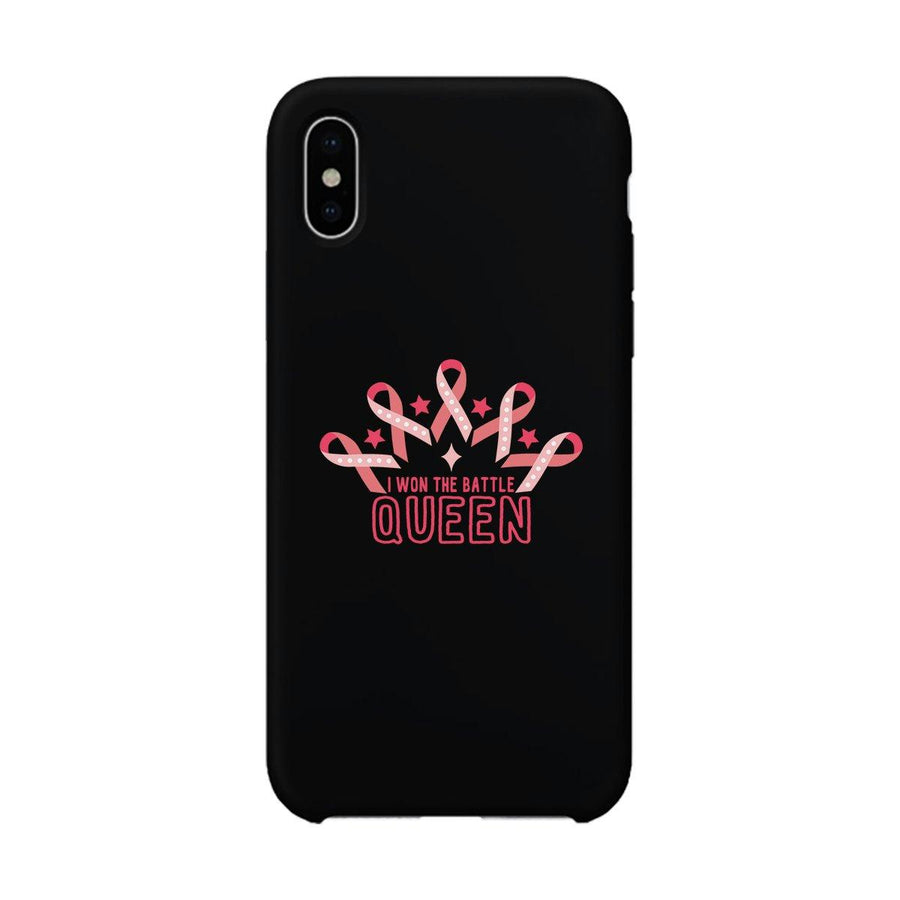 Won The Battle Queen Phone Case Breast Cancer Awareness Gifts