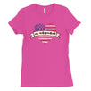 Ms Independent T-Shirt Womens Short Sleeve Round Neck July 4th Tee