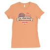 Ms Independent T-Shirt Womens Short Sleeve Round Neck July 4th Tee