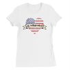 Ms Independent T-Shirt Womens Short Sleeve Round Neck July 4th Tee