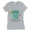 Cup Of Liber-Tea Shirt Womens Short Sleeve Round Neck July 4th Tee