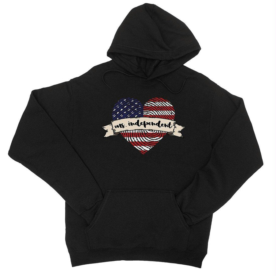 Ms Independent Hoodie Unisex Army Wife Hooded Sweatshirt Cute Gift