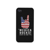 Merica Rocks Phone Case 4th of July Gift Unique Graphic Phone Cover