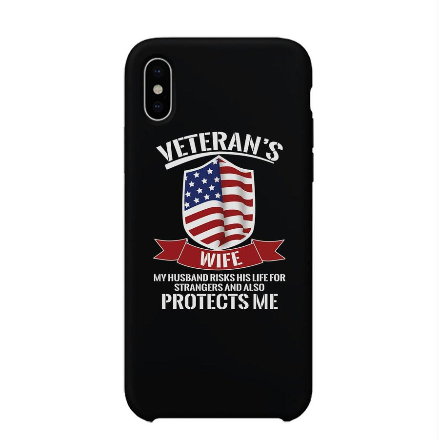 Veteran's Wife Phone Case 4th of July Unique Graphic Phone Cover