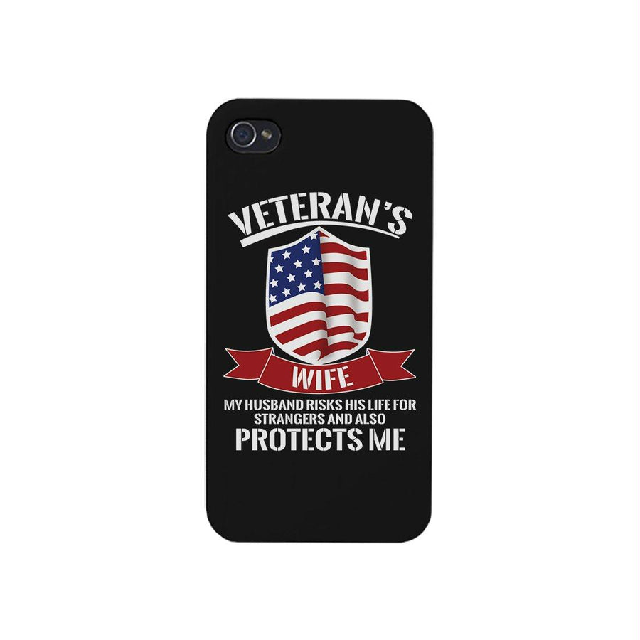 Veteran's Wife Phone Case 4th of July Unique Graphic Phone Cover