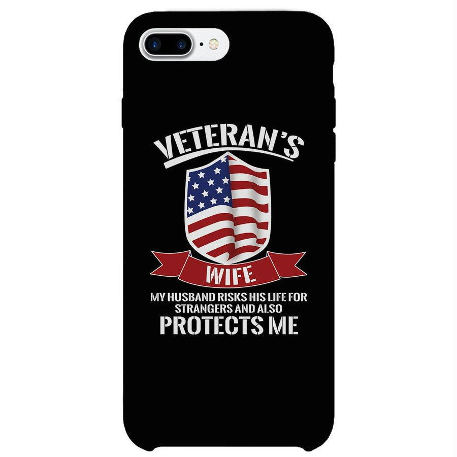 Veteran's Wife Phone Case 4th of July Unique Graphic Phone Cover