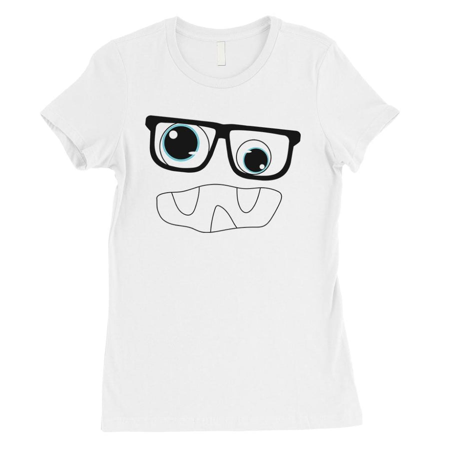 Monster With Glasses Womens T-Shirt