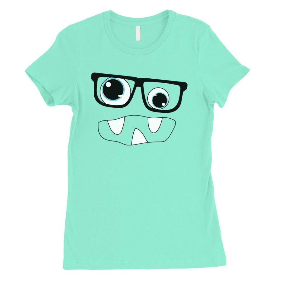 Monster With Glasses Womens T-Shirt