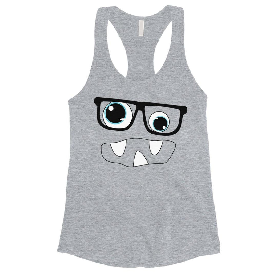 Monster With Glasses Womens Tank Top