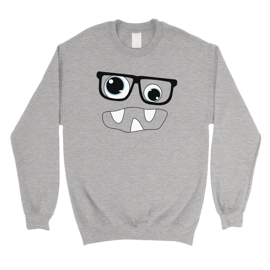 Monster With Glasses Unisex Crewneck Sweatshirt