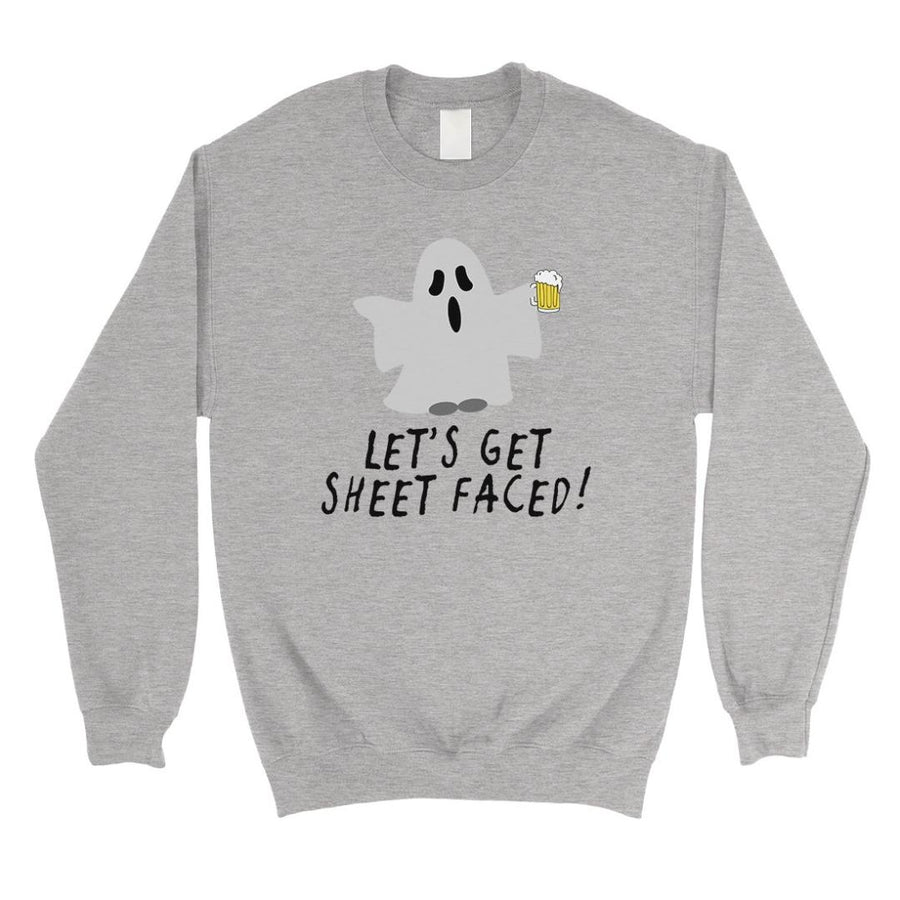 Let's Get Sheet Faced Unisex Crewneck Sweatshirt