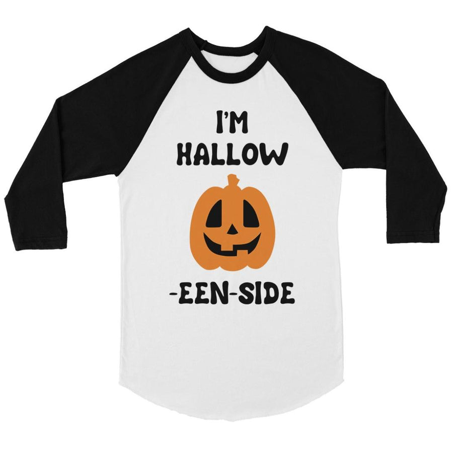 Hollow Inside Pumpkin Womens Baseball Tee