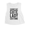 Chubby But Cute Lady Costume Womens Crop Top