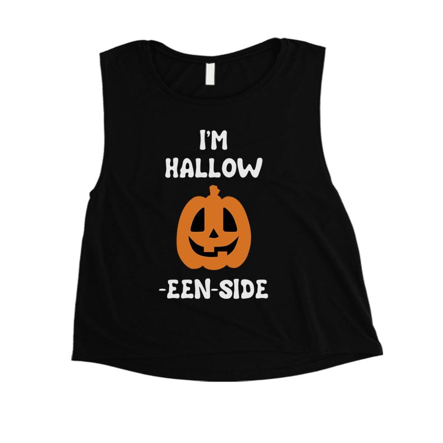 Hollow Inside Pumpkin Womens Crop Top