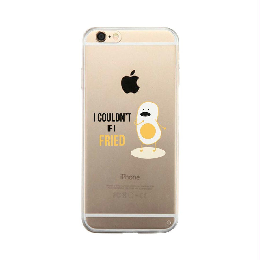 Egg If Fried-RIGHT Clear Case Cute Couples Gifts For Anniversary