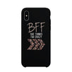 BFF Floral Crazy Best Friend Black Matching Phone Cases