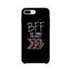 BFF Floral Crazy Best Friend Black Matching Phone Cases