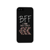 BFF Floral Crazy Best Friend Black Matching Phone Cases