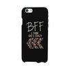 BFF Floral Crazy Best Friend Black Matching Phone Cases