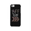 BFF Floral Crazy Best Friend Black Matching Phone Cases