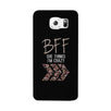 BFF Floral Crazy Best Friend Black Matching Phone Cases