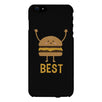 Hamburger and Fries BFF Matching Black Best Friend Phone Cases