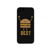 Hamburger and Fries BFF Matching Black Best Friend Phone Cases