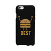 Hamburger and Fries BFF Matching Black Best Friend Phone Cases