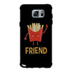 Hamburger and Fries BFF Matching Black Best Friend Phone Cases