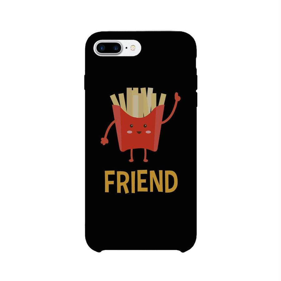 Hamburger and Fries BFF Matching Black Best Friend Phone Cases