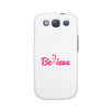 Believe Breast Cancer Awareness White Phone Case