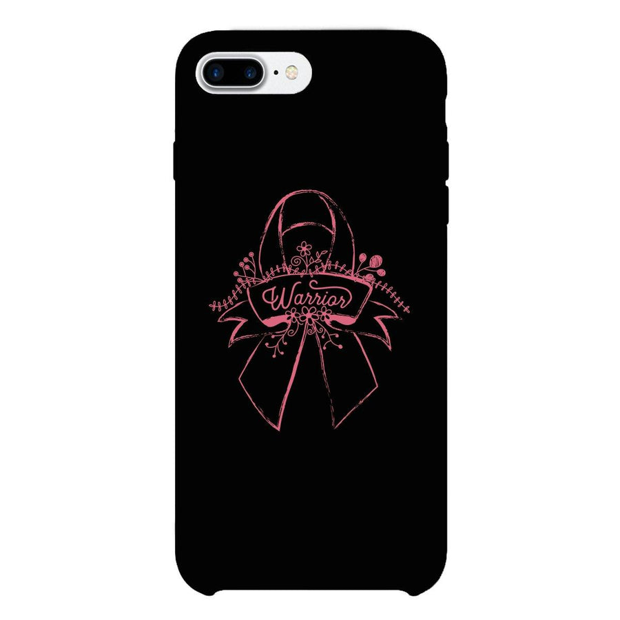 Warrior Breast Cancer Awareness Black Phone Case