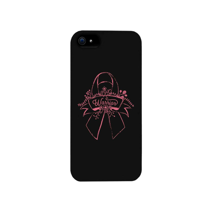 Warrior Breast Cancer Awareness Black Phone Case