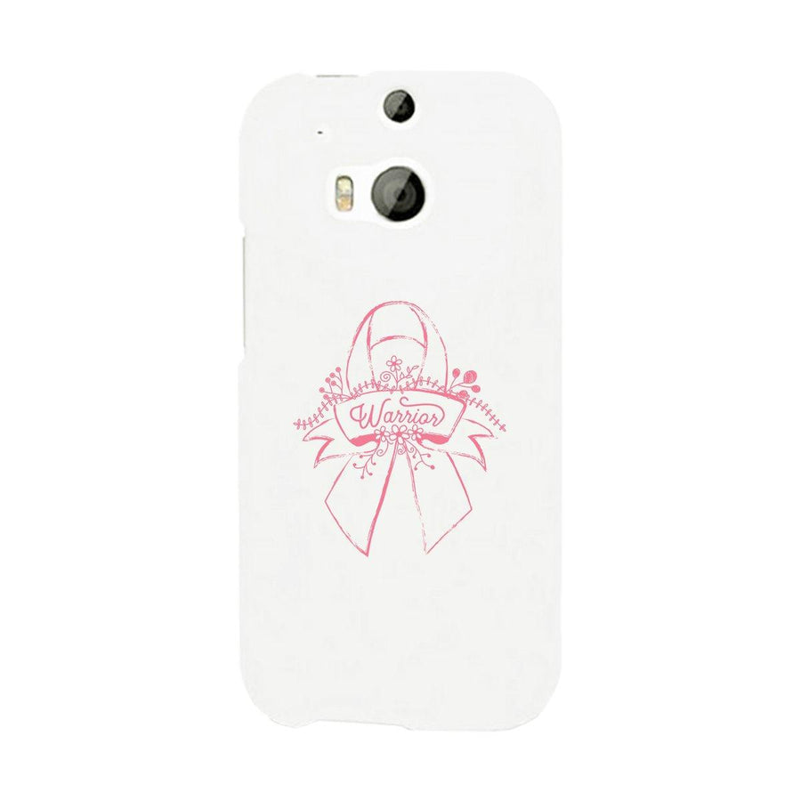 Warrior Breast Cancer Awareness White Phone Case