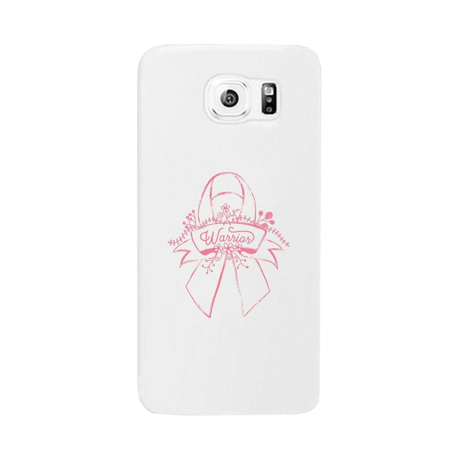 Warrior Breast Cancer Awareness White Phone Case