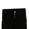 Suede High Waist Skinny Pants - Black